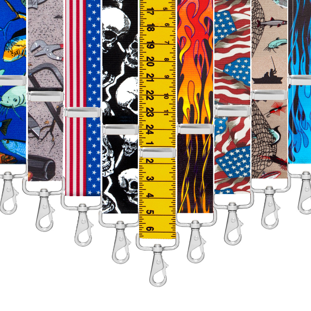 Big & Tall Suspenders - Novelty Trigger Snap 1.5-Inch Wide Questions & Answers