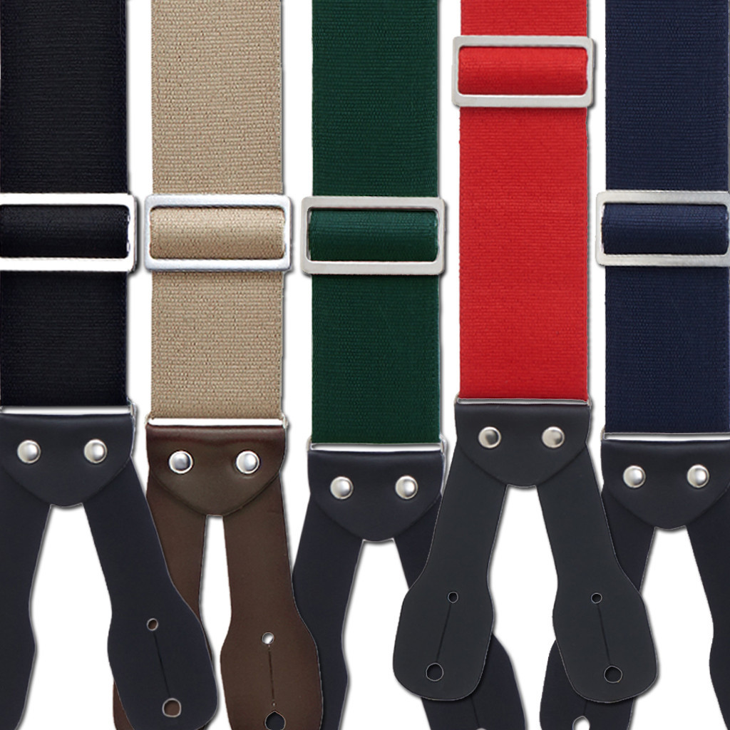 Logger Button Suspenders - 2 Inch Wide Questions & Answers