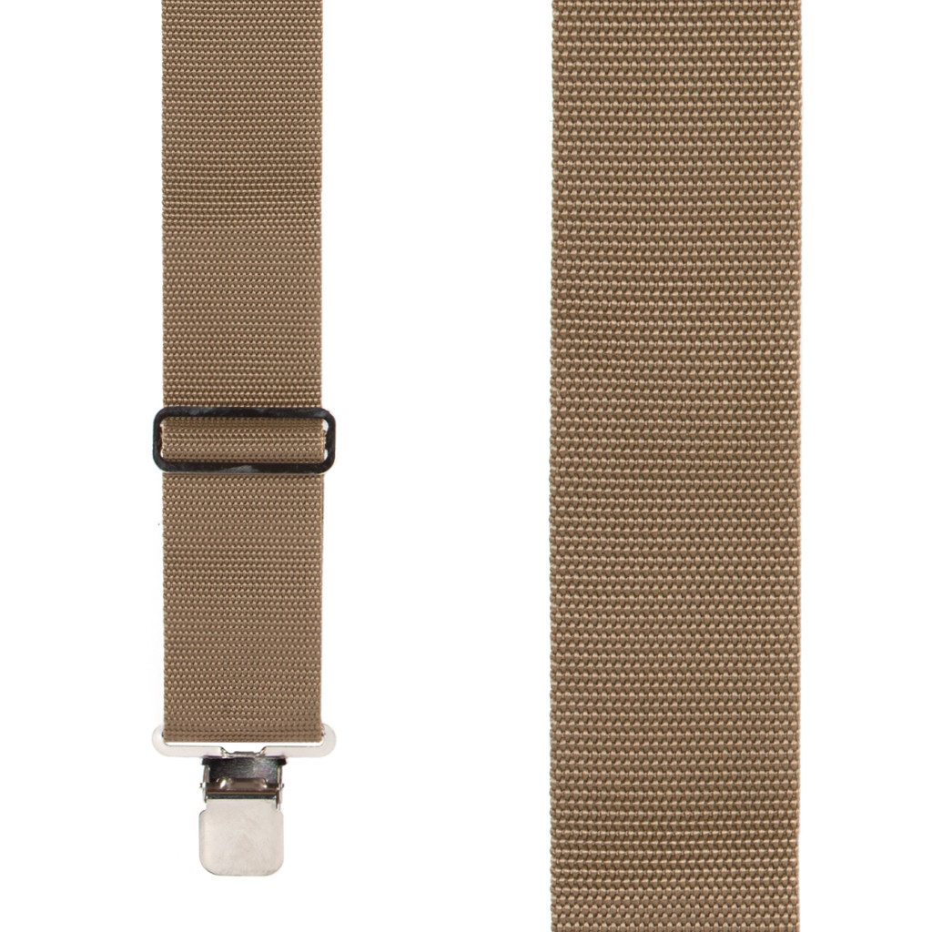 Heavy Duty Non-Stretch Work Suspenders - TAN Questions & Answers