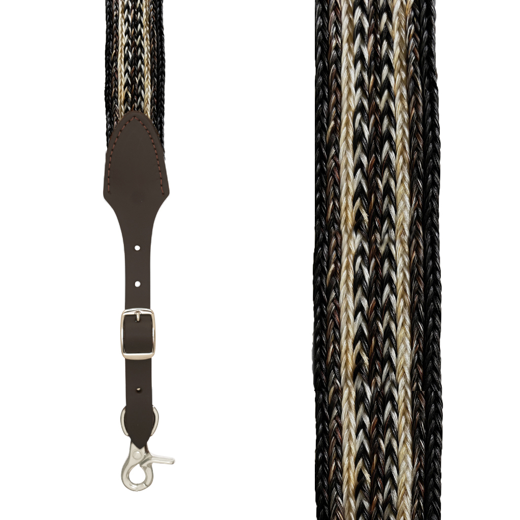 Can a person get the horsehair suspenders in a longer length. 53” to 54” ?